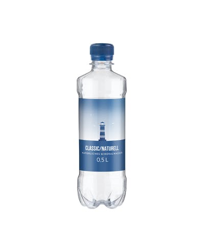 Wasserflasche BONE 0,5 L aus recyceltem Kunststoff