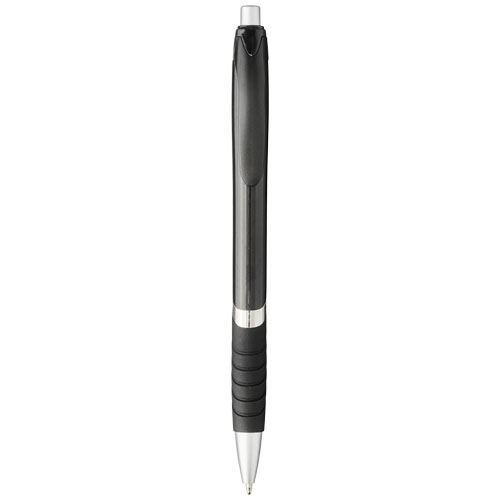 Turbo Kugelschreiber mit Gummigriff in schwarz als Werbegeschenk (Abbildung 8)
