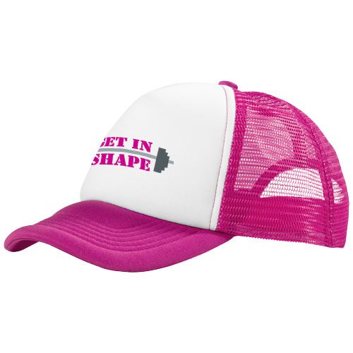 Trucker Kappe mit 5 Segmenten in rosa als Werbegeschenk (Abbildung 2)