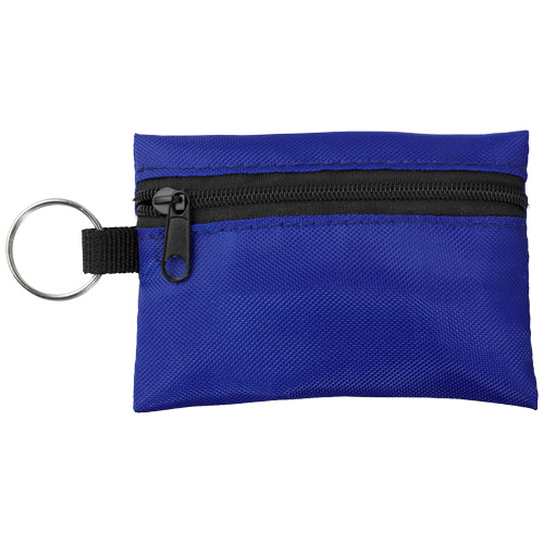 Valdemar 16-teilige Erste-Hilfe-Tasche mit Schlüsselanhänger in royalblau als Werbegeschenk (Abbildung 6)