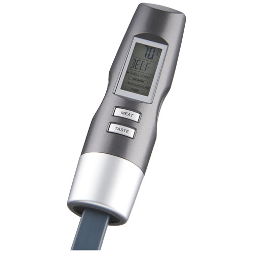 Wells digitales Gabel Thermometer in grau als Werbegeschenk (Abbildung 11)