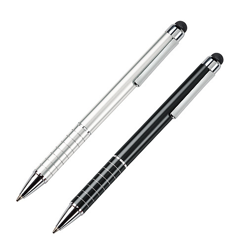 Kugelschreiber Touch Pen in weiß als Werbegeschenk (Abbildung 2)