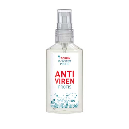 Hände-Desinfektionsspray (DIN EN 1500), 50 ml, Body Label (R-PET) in Transparent als Werbegeschenk (Abbildung 2)