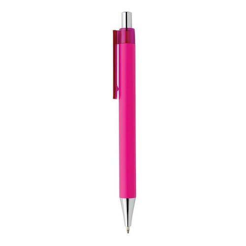 X8 Stift mit Smooth-Touch, rosa in rosa als Werbegeschenk (Abbildung 3)