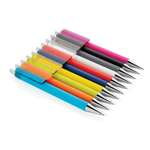 X8 Stift mit Smooth-Touch, rosa in rosa als Werbegeschenk (Abbildung 5)