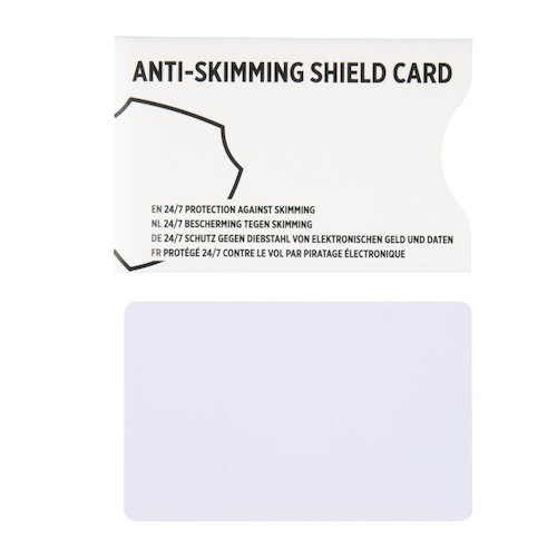 RFID Anti-Skimming-Karte, weiß in weiß als Werbegeschenk (Abbildung 4)