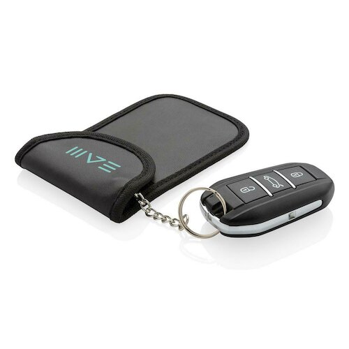 Autoschlüssel RFID Schutz, schwarz in schwarz als Werbegeschenk (Abbildung 10)