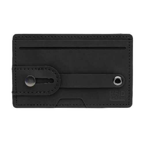 3-in1-RFID Kartenhalter für Ihr Smartphone, schwarz in schwarz als Werbegeschenk (Abbildung 5)