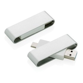 Pivot USB mit Type C, grau