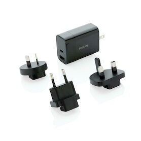 Philips Ultra Fast PD Travel-Charger, schwarz