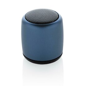 Kabelloser Mini-Lautsprecher aus Aluminium, blau