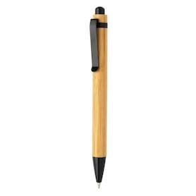 Bambus Kugelschreiber, schwarz
