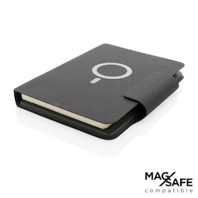 Artic magnetisches 10W Wireless Charging Notizbuch, schwarz